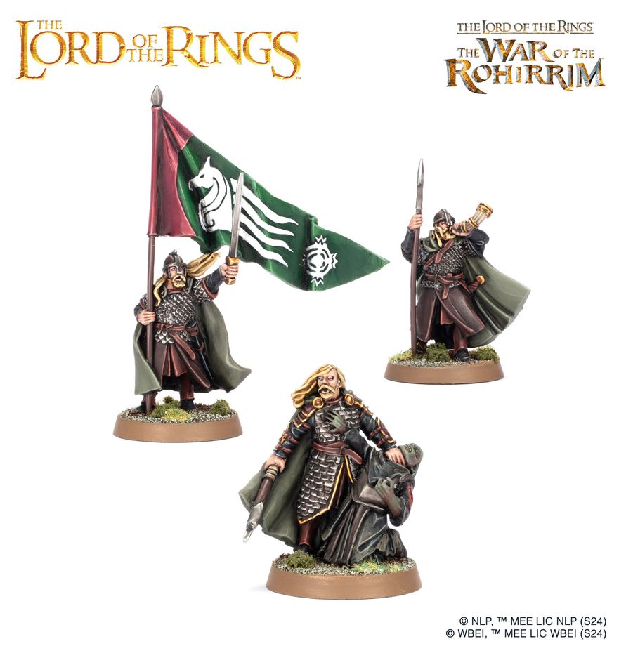 LoTR Rohan Commanders Middle Earth Strategy Battle Game