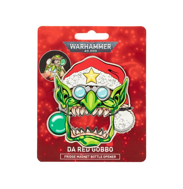 Warhammer 40K Da Red Gobbo Fridge Magnet & Bottle Opener