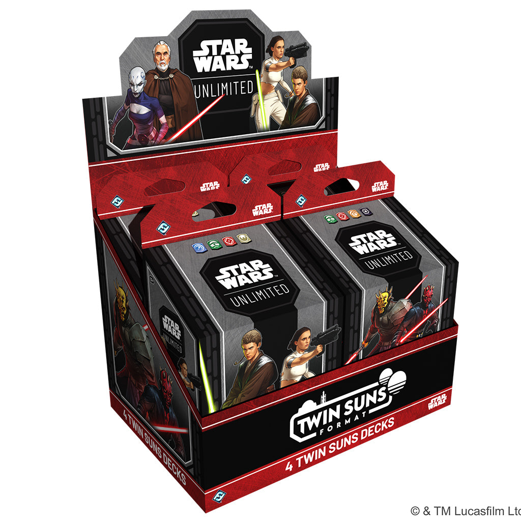 Star Wars: Unlimited Twin Suns Deck Display