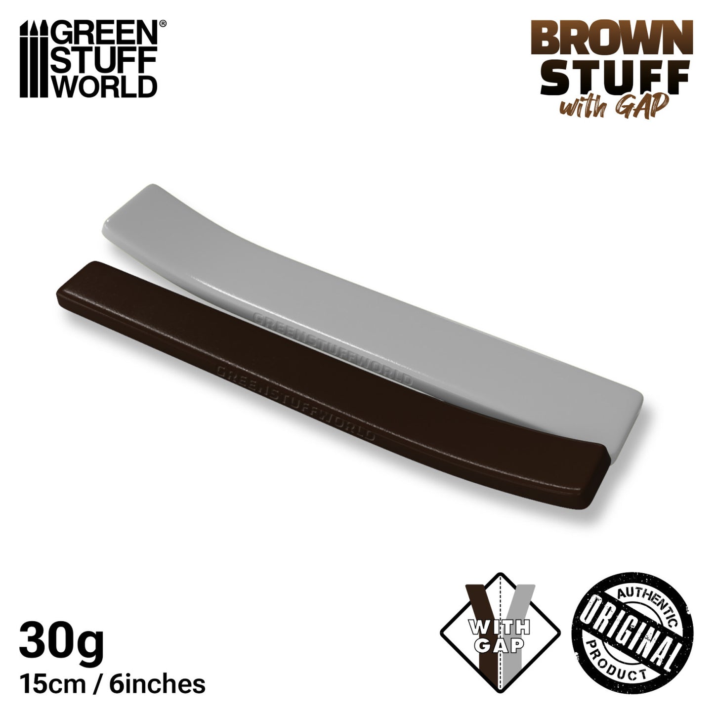 Green Stuff World Brown Stuff with Gap - 6 Inch