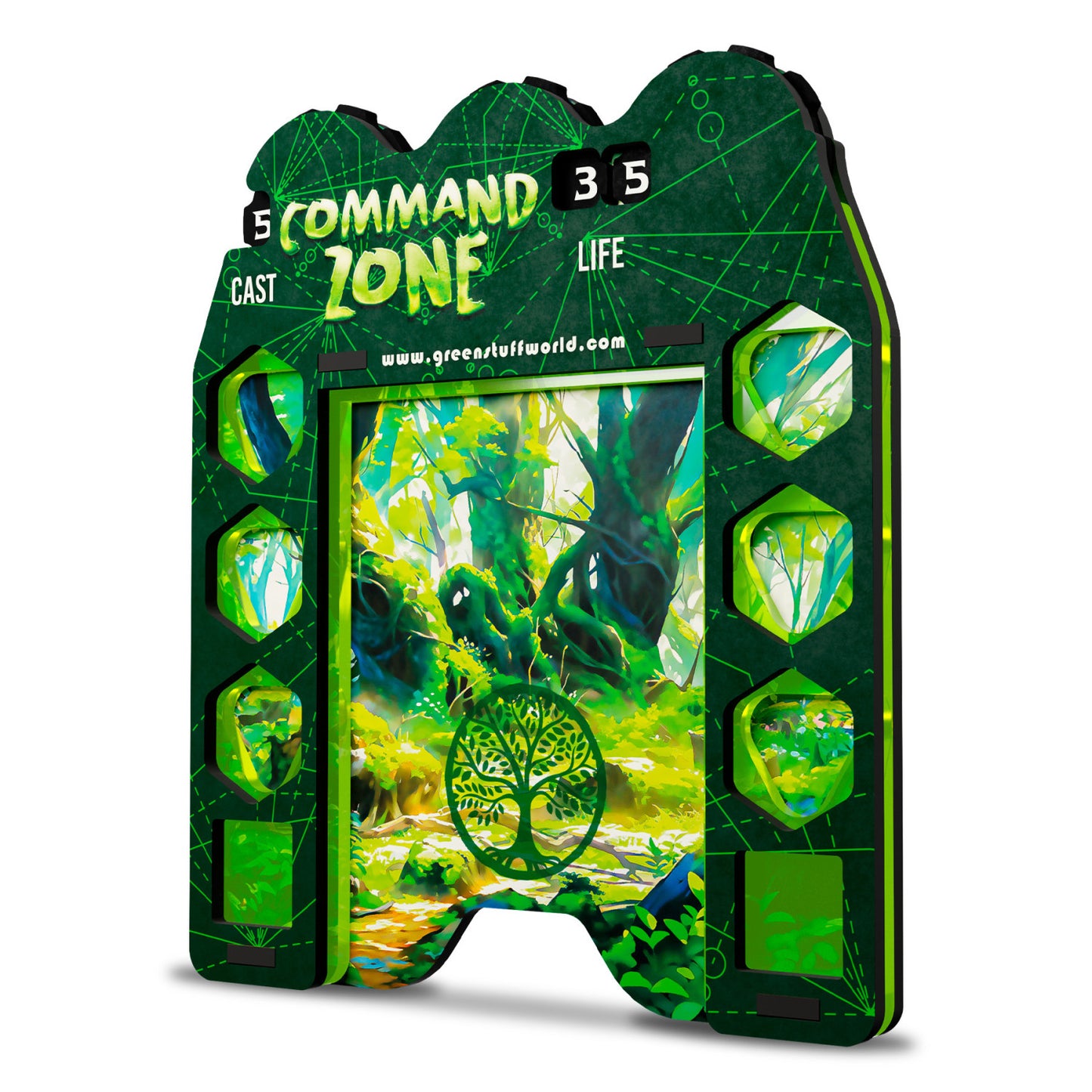 Command Zone Tray - Forest/Green