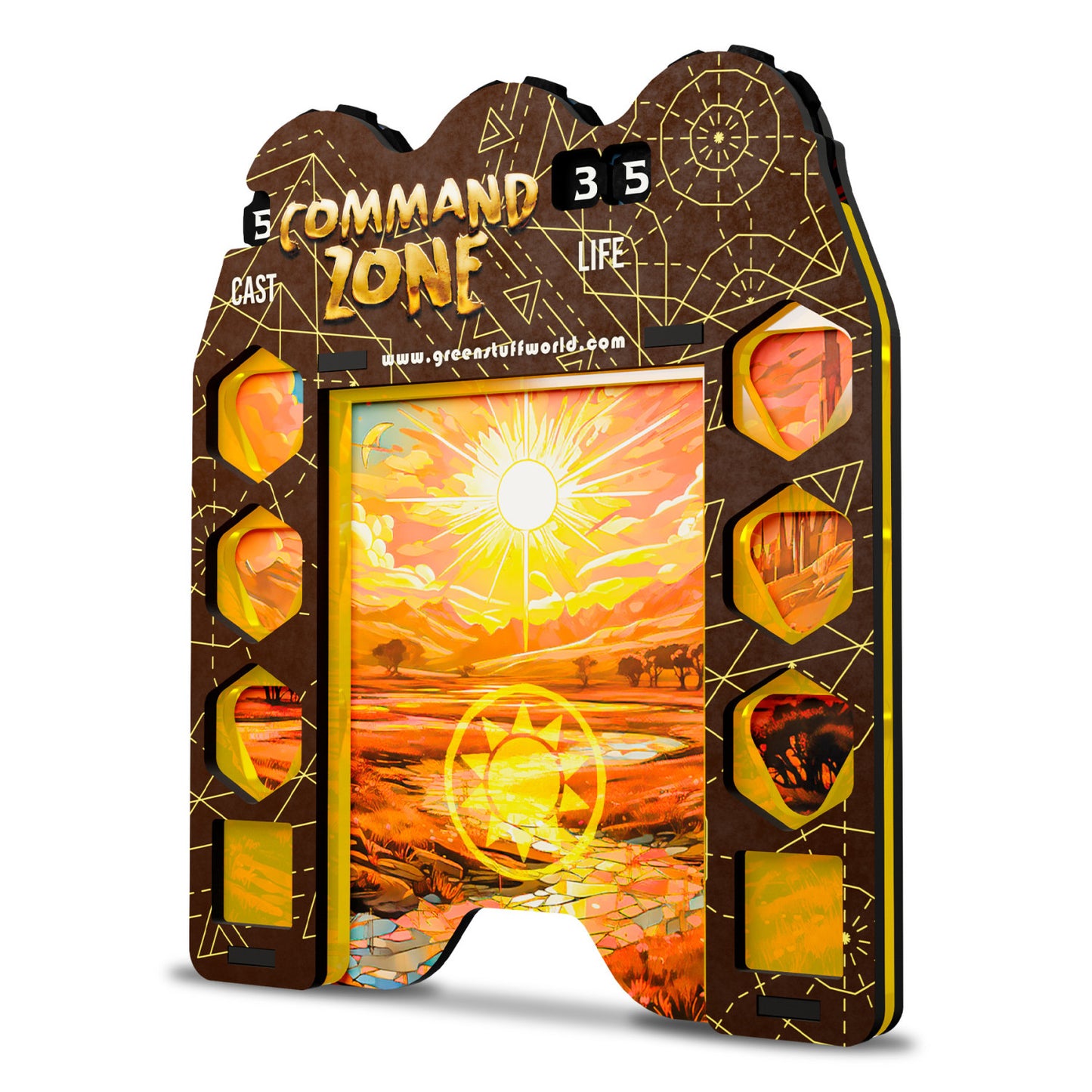 Command Zone Tray - Plains/Yellow