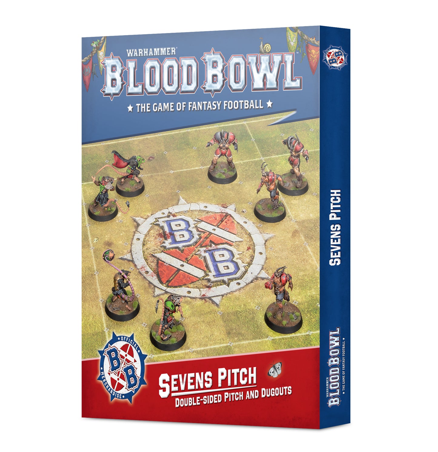 Blood Bowl: Sevens Pitch: Double-sided Pitch and Dugout