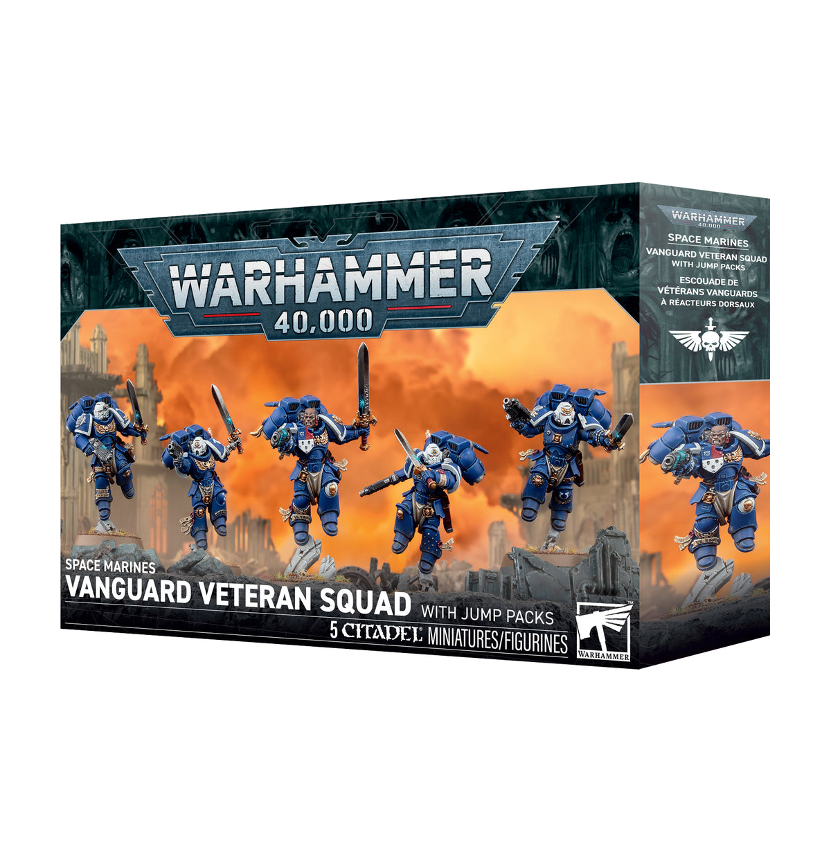 Space Marines Vanguard Veteran Squad with Jump Packs