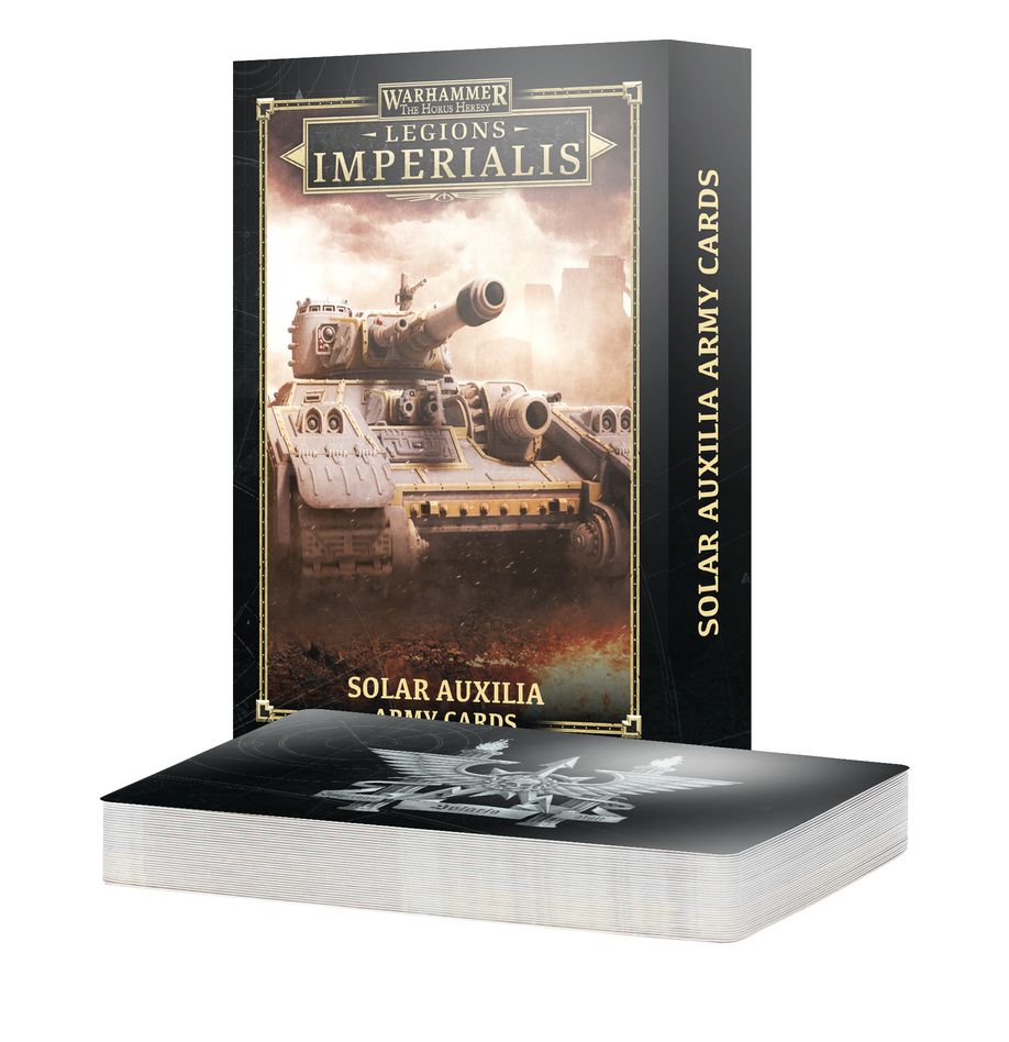Legions Imperialis Solar Auxilia Army Cards