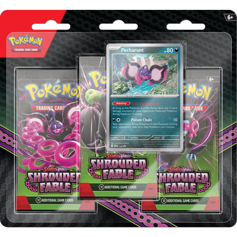 Pokémon TCG: Scarlet & Violet Shrouded Fable 3-Pack Blisters