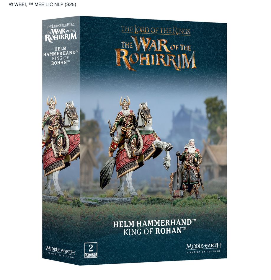 LoTR Helm Hammerhand King of Rohan Middle Earth Strategy Battle Game