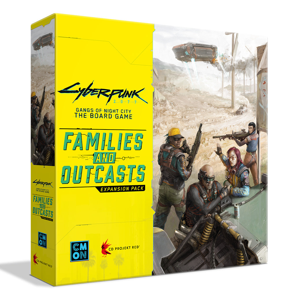 Cyberpunk 2077 Families and Outcasts Board Game Expansion