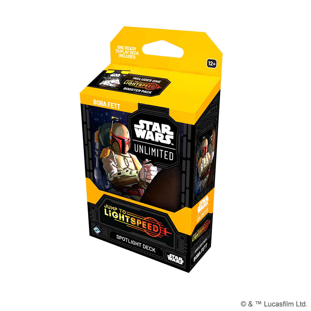 Star Wars Unlimited Jump to Lightspeed Boba Fett Spotlight Deck