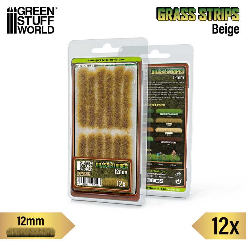 Grass Strips 12mm Beige