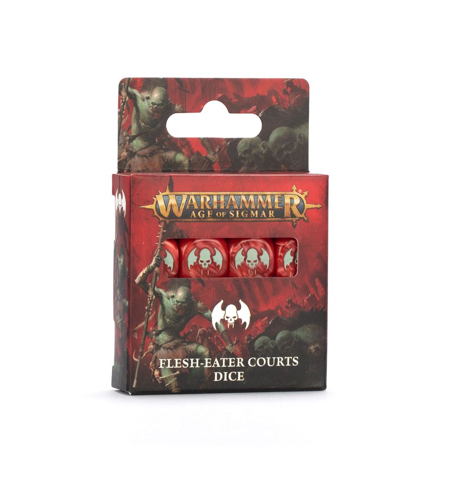 Games Workshop Warhammer AoS FLESH-EATER COURTS DICE - New Sealed