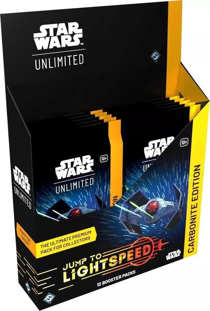 Star Wars Unlimited Jump to Lightspeed Carbonite Booster Display