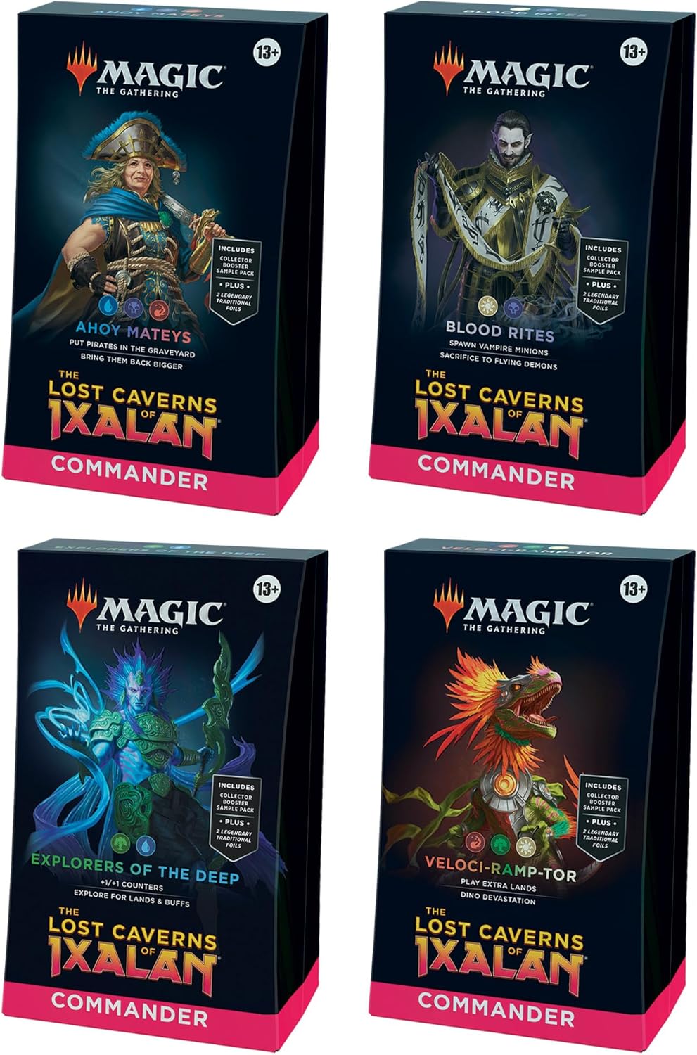 Magic The Gathering The Lost Caverns of Ixalan Commander Decks