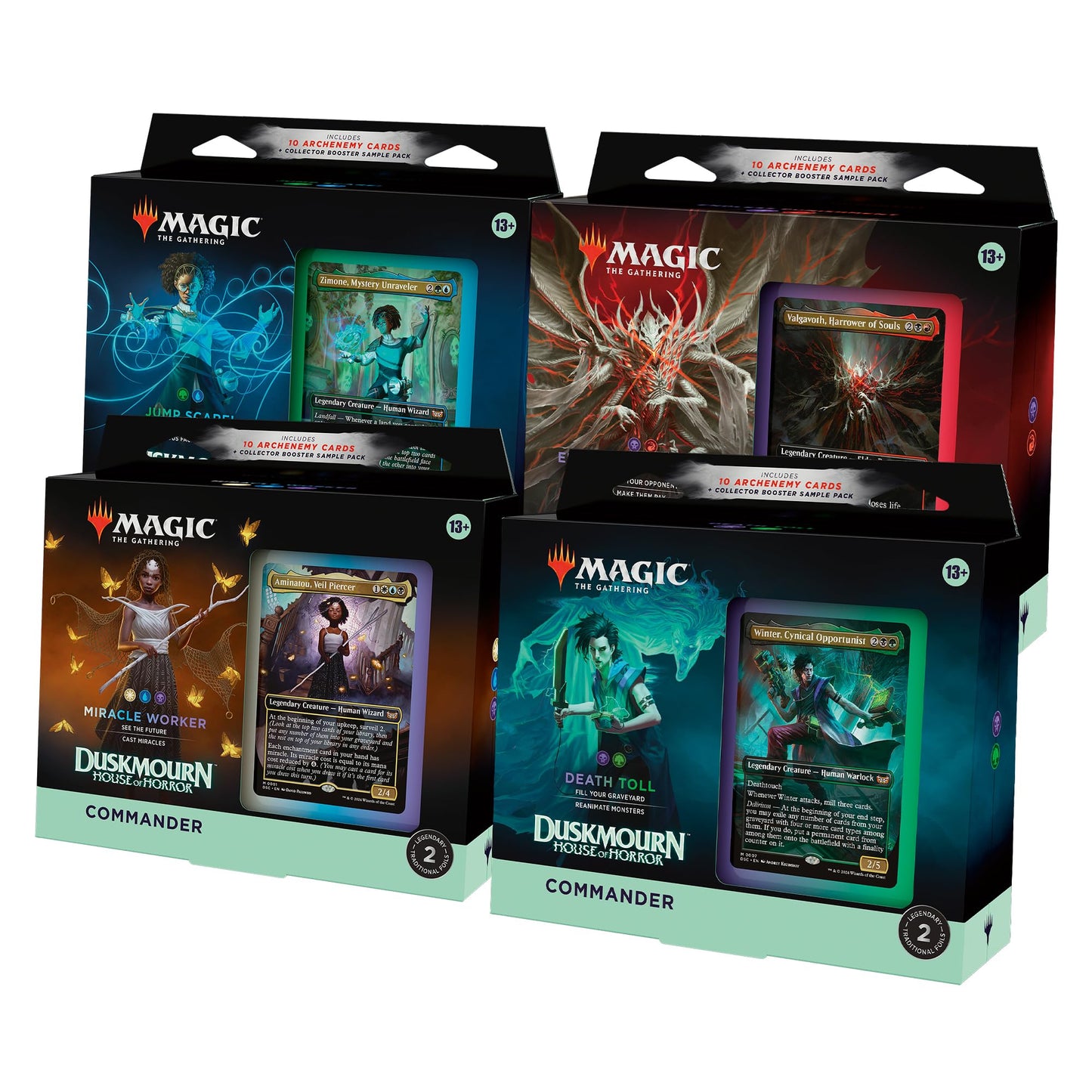 Magic the Gathering Duskmourn House of Horror Commander Deck