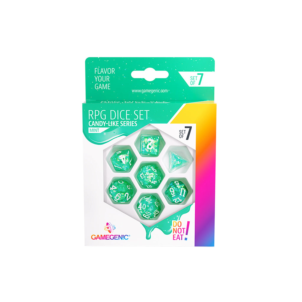Gamegenic Candy-like Series - Mint - RPG Dice Set (7pcs)