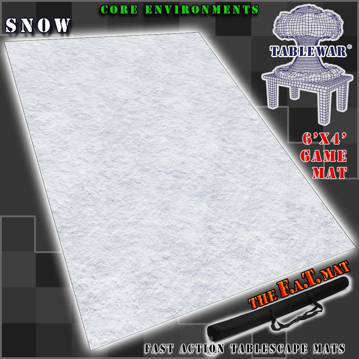 F.A.T Mat - 6'x4' - Snow
