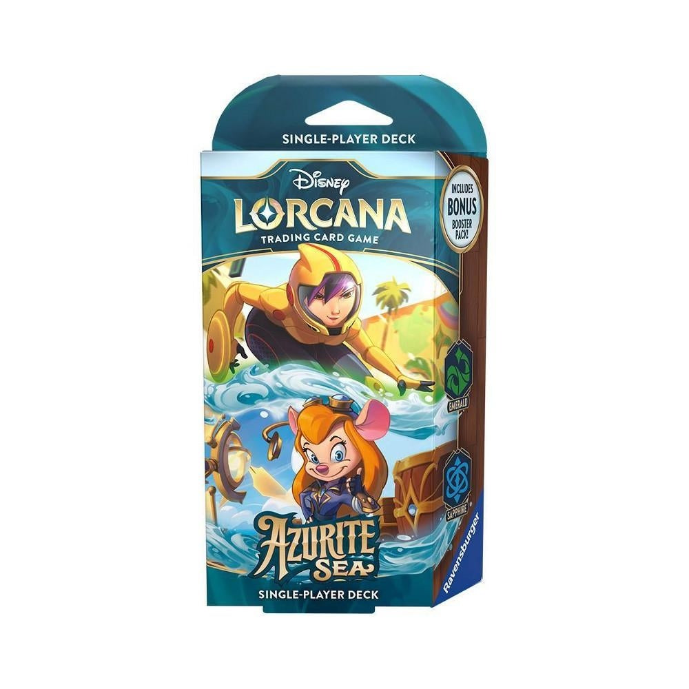 Disney Lorcana TCG: Azurite Sea Emerald & Sapphire Single-Player Deck