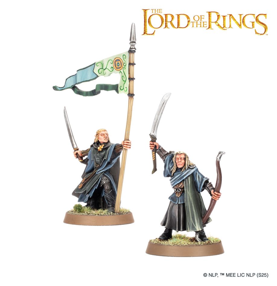 LoTR Lorien Elf Commanders Middle Earth Strategy Battle Game