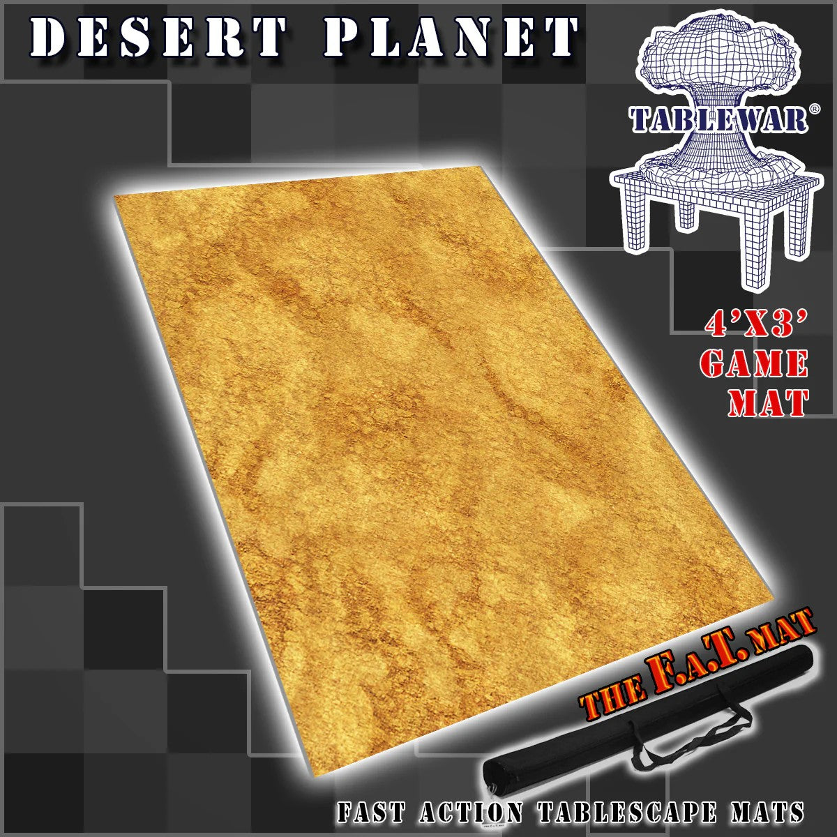 F.A.T Mat - 4'x3' - Desert Planet