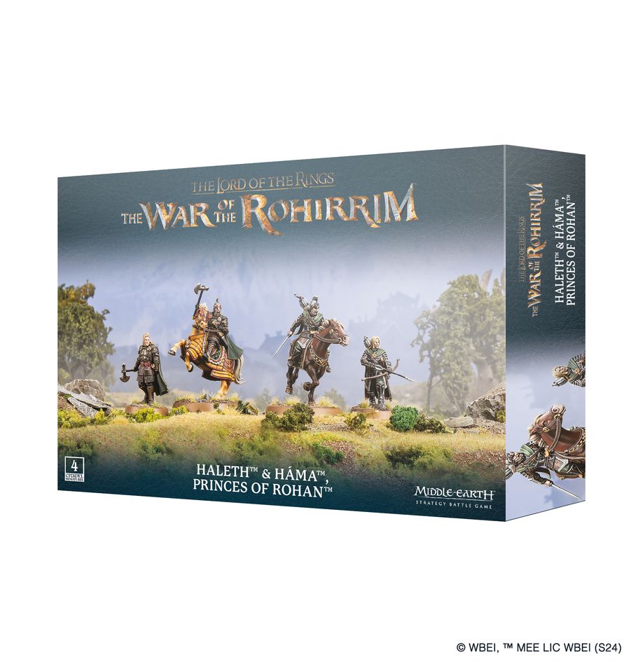 LoTR Haleth & Hama Princes of Rohan Middle Earth Strategy Battle Game