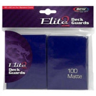 BCW Elite 2 Deck Guard 100 - Blue Matte