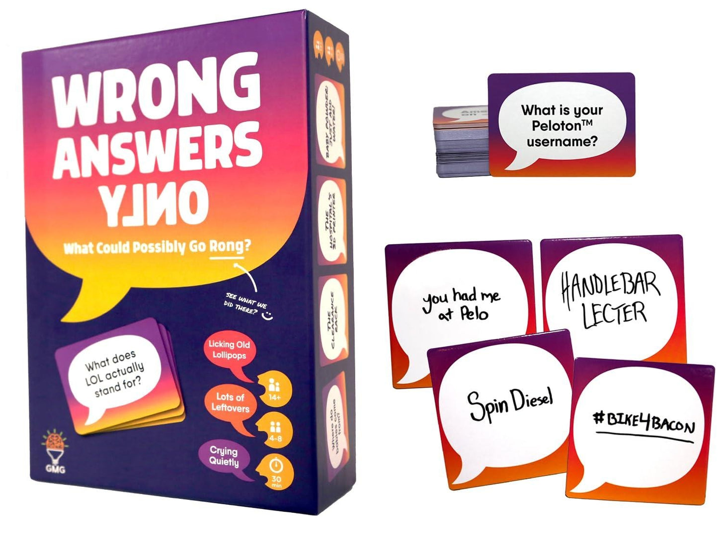 Wrong Answers Only: The Ultimate Adult Party Game ? A Fun, Competitive Group Guessing Game for 8 Players
