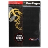 BCW Pro Pages 10 Side-Loading 9 Pocket Double Pages (Holds 180 Cards)