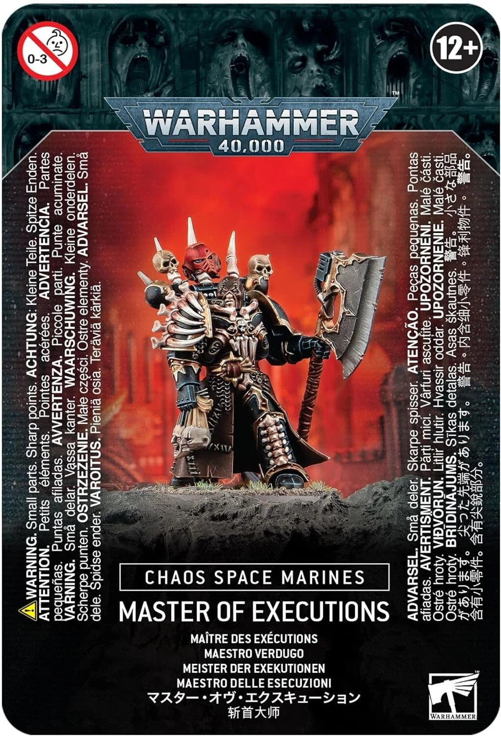 Games Workshop Warhammer 40K CHAOS SPACE MARINES MASTER OF EXECUTIONS - NEW