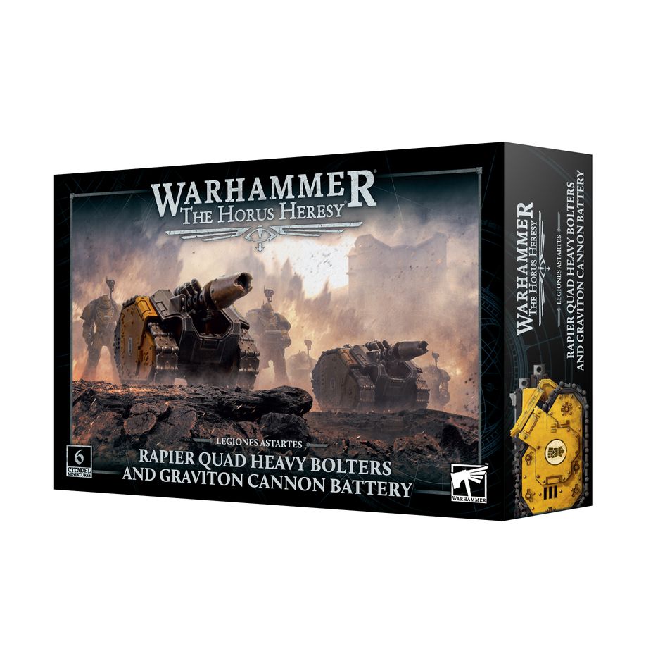 30K Legiones Astartes Rapier Quad Heavy Bolters and Graviton Cannon Battery
