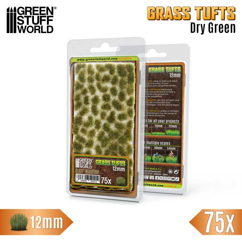 Grass Tufts 12mm Light Green