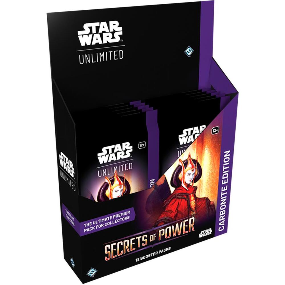 Star Wars: Unlimited Secrets of Power Carbonite Booster Display