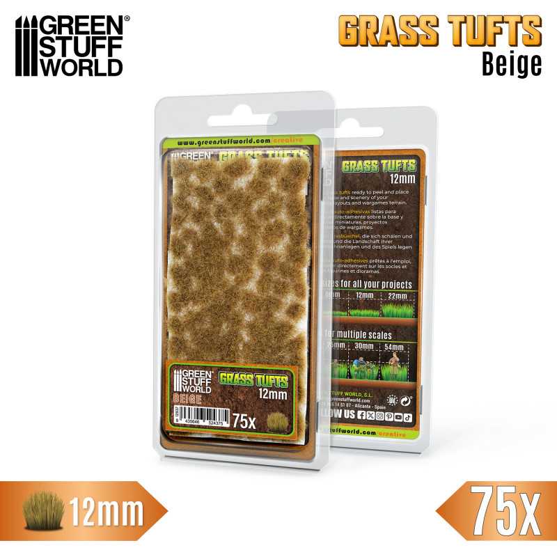 Grass Tufts 12mm Beige