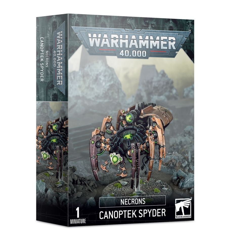 Games Workshop Warhammer 40K NECRONS CANOPTEK SPYDER - NEW SEALED