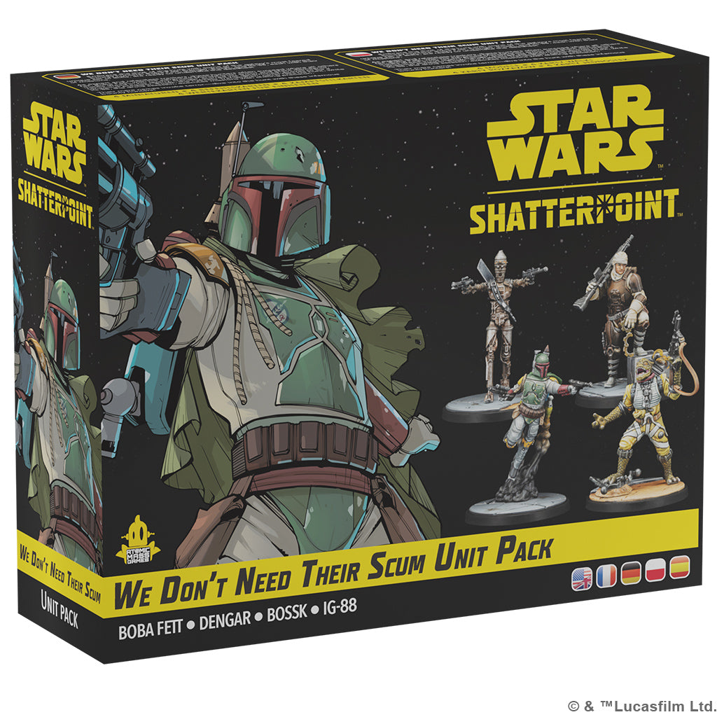 Star Wars Shatterpoint We Don't Need Their Scum Squad Pack