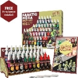 The Army Painter Warpaints Fanatic: Mega Set, 50 Paints: 36 Acrylic Colours, 4 Skin Tones, 3 Metallics, 3 Effects
