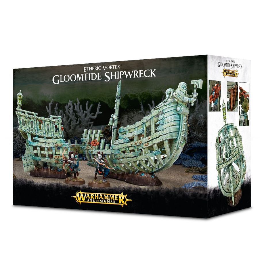 Faction Terrain: Idoneth Deepkin Etheric Vortex Gloomtide Shipwreck