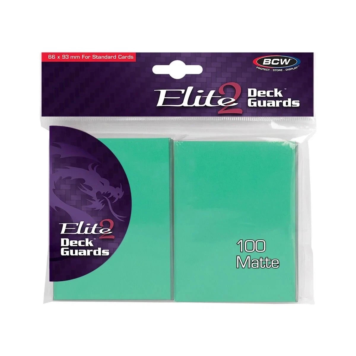BCW Elite 2 Deck Guard 100 - Seafoam Matte