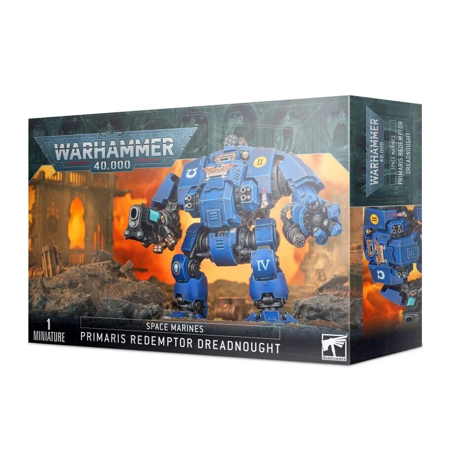 Games Workshop Warhammer 40K SPACE MARINES PRIMARIS REDEMPTOR DREADNOUGHT - NIB