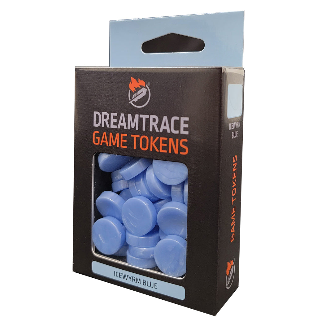 Dreamtrace Gaming Tokens: Icewyrm Blue