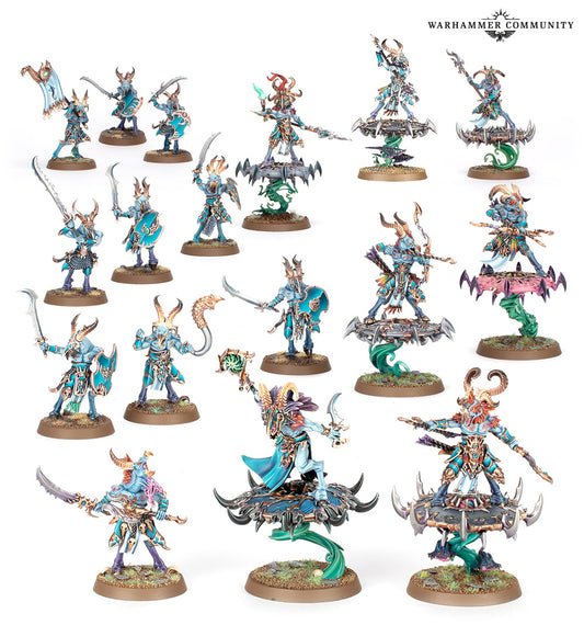 Spearhead: Disciples of Tzeentch - Tzaangor Warflock