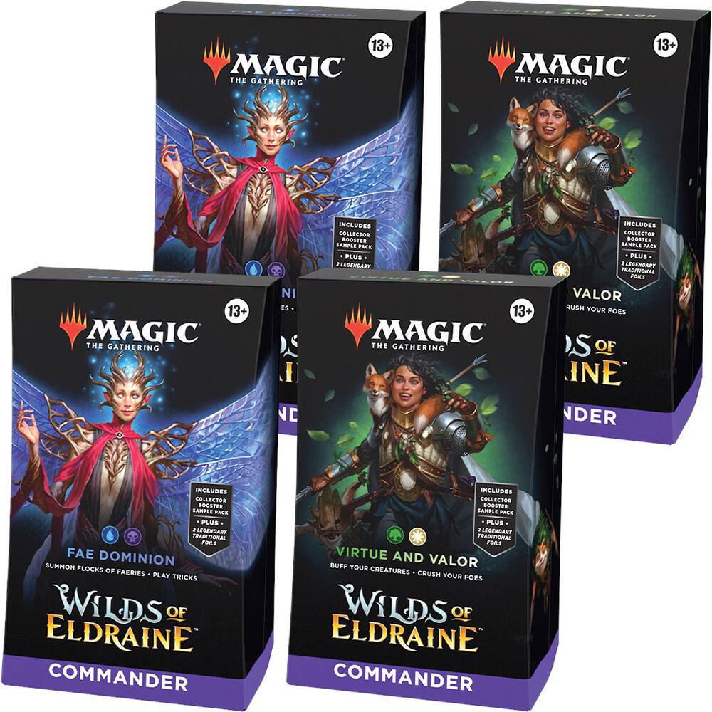 Magic the Gathering Wilds of Eldraine Commander Decks