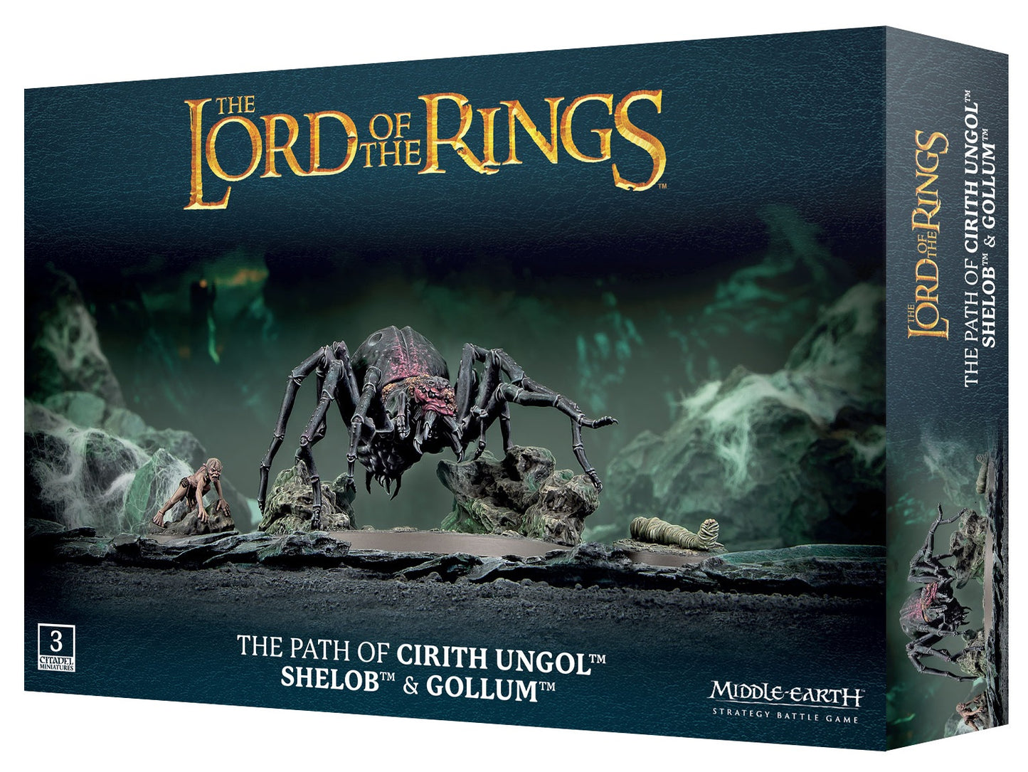 LoTR The Path of Cirith Ungol, Shelob & Gollum Middle Earth Strategy Battle Game