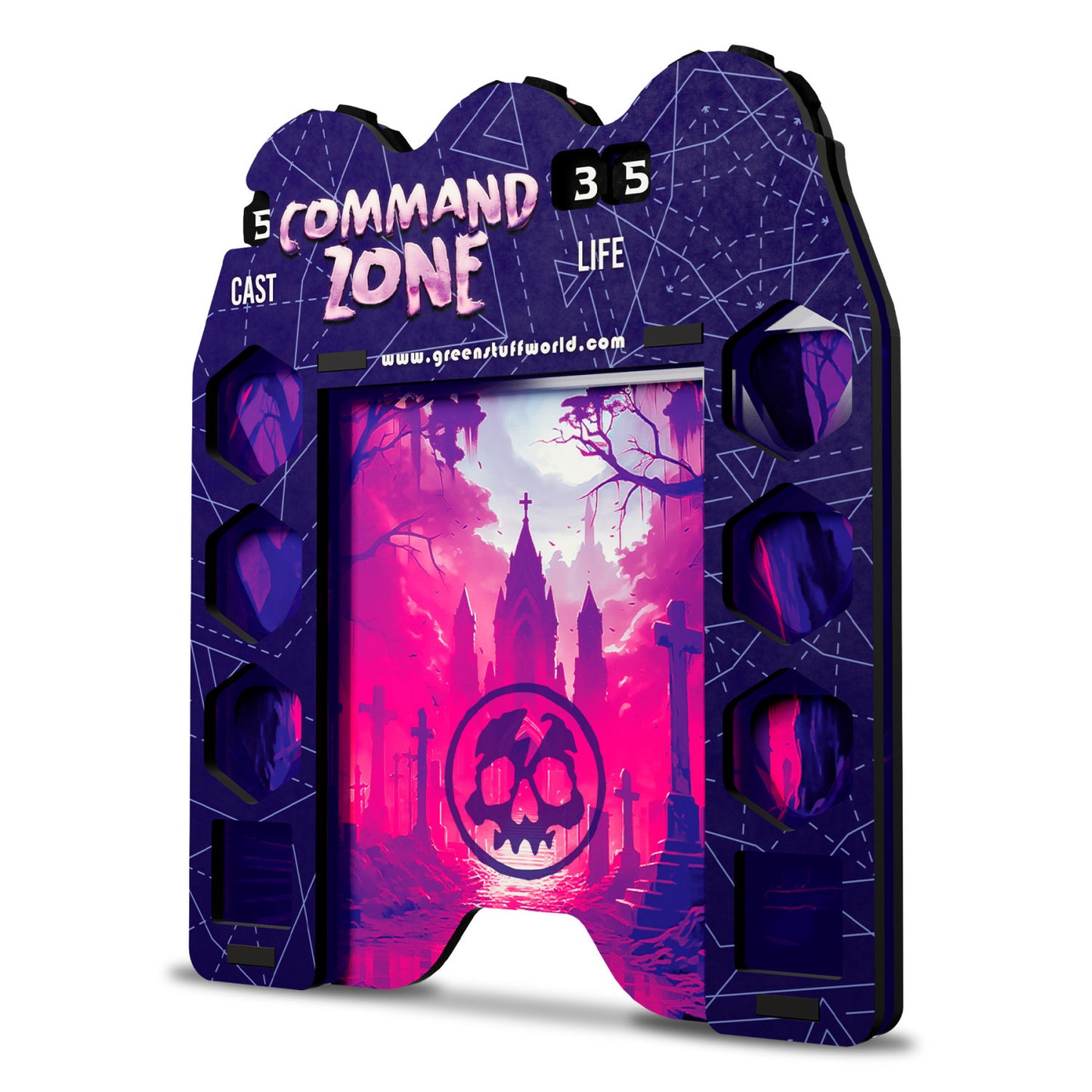 Command Zone Tray - Swamp/Purple