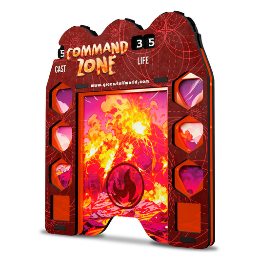Command Zone Tray - Mountain/Red