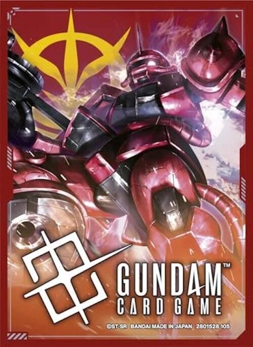 Gundam Card Game Sleeves 01 Char's Zaku II/Zeon