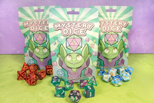 Mystery Dice Goblin Mystery Dice Polyhedral Set