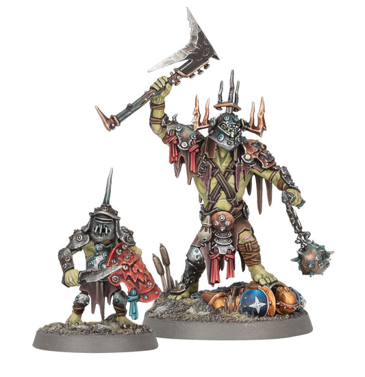 Orruk Warclans Killaboss With Stab Grot