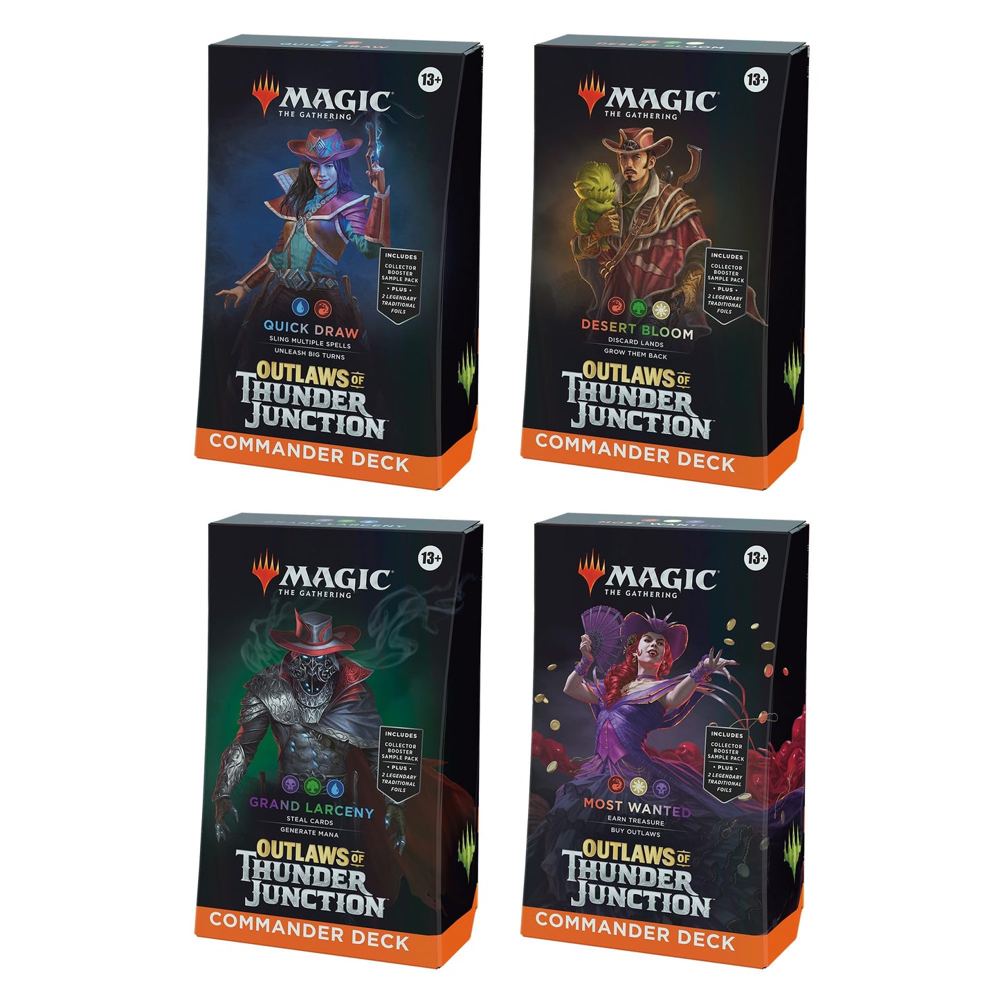 Magic the Gathering Outlaws of Thunder Junction Commander Deck