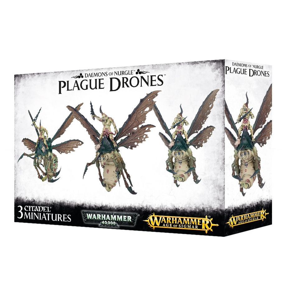 Games Workshop Warhammer AoS DAEMONS OF NURGLE PLAGUE DRONES - NEW SEALED