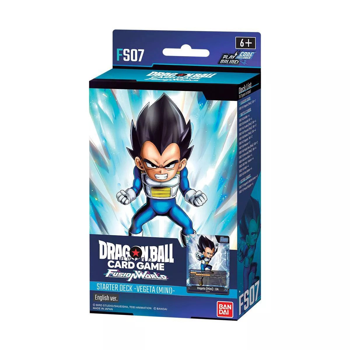 Dragon Ball Super Fusion World Starter Deck FS07 Vegeta (MIni)